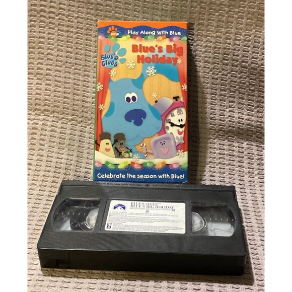Blues Clues: Blue's Big Holiday (A Snowy Day) Children's VHS 2001 Paramount - Picture 1 of 12